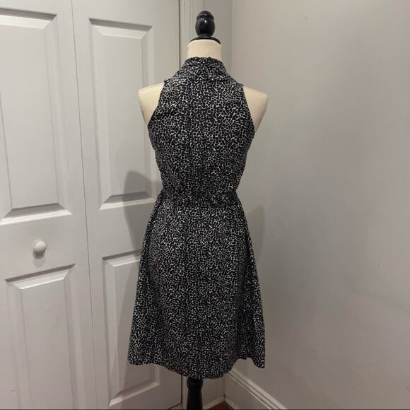 Hugo Boss Black and White Silk Dress size 2 - Picture 10 of 13